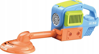 Makineri flluskash sapuni LEAN Toys Lawn Mower Trimmer 18458, lodër për fëmijë, blu