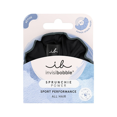 Lidhëse për flokë Invisibobble Sprunchie Power Black Panther, e zezë