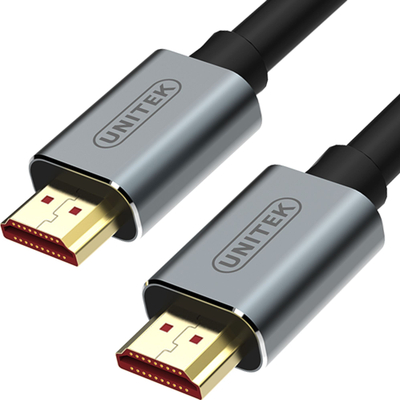 Kabllo Unitek HDMI - HDMI (Y-C142LGY), 10m, ngjyrë argjendi