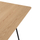 Tavolinë ngrënieje TRENK HM9614.01, MDF me veneer lisi, 120x120x75 cm, natyrale e zezë