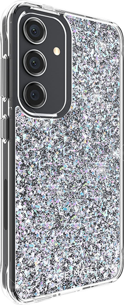 Mbulesë telefoni PanzerGlass Twinkle Disco për Galaxy S24, efekt shkëlqimi, transparente