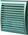 Grilë ventilimi Ventika MW103SAT, me rrjetë kundër insekteve, 154 x 150 mm, saten