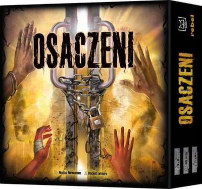 Lojë tavoline Rebel Osaczeni Besieged, strategjike, kooperative, shumëngjyrëshe