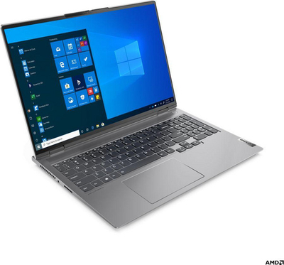 Laptop Lenovo ThinkBook 16p G2 ACH (20YM0009PB), 16", WQXGA, AMD Ryzen 7, 16 GB RAM, SSD 1 TB, Windows 10 Pro, i zi / argjendtë