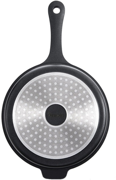 Tigan i thellë graniti Lumarko GRANDE, 28 cm, 3 l, i zi