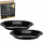 Set pjata kampingu RedCliffs Tourist, 24cm, 2 copa, të zeza
