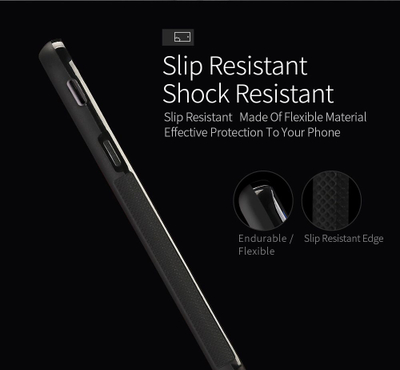 Mbulesë telefoni Dux Ducis për Samsung Galaxy J5 J530, nga eco-leather me TPU, e zezë