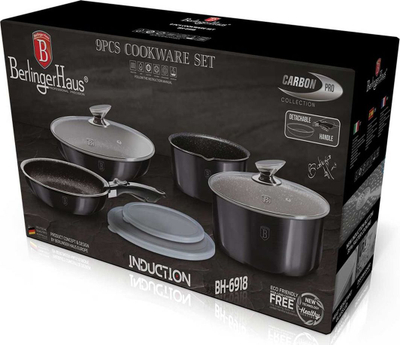 Set i tenxhereve Berlinger Haus BH-6918, e zezë