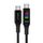 Kabllo karikimi ACEFAST USB C në USB C, 100W 5A, me ekran LED, e zezë