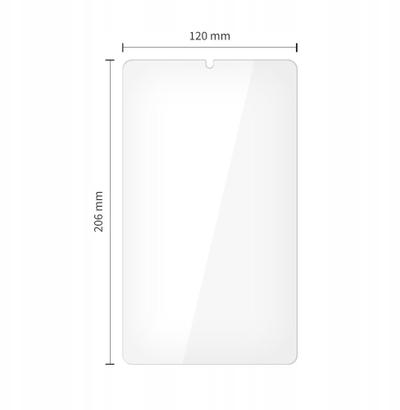 Xham mbrojtës Tech-Protect Glass Fit+, Galaxy Tab A9 A11 8.7, 2 copë, transparent