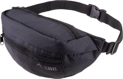 Çantë beli Elbrus Quiver, 2L, 3 xhepa me zinxhir, e zezë
