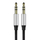 Kabllo audio Baseus Yiven M30, Jack 3.5mm në Jack 3.5mm, 1m, i zi