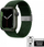 Rrip ore Crong Wave Band për Apple Watch 42/44/45 mm, i endur, jeshil