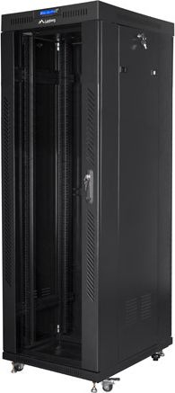 Kabinet rrjeti Lanberg Standing Cabinet 19" FF01-6837-12BL, 37U, mban deri 800 kg, i zi