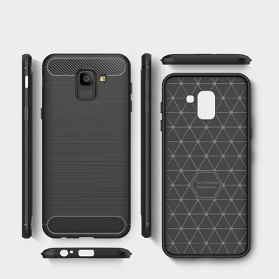 Kapak telefoni fleksibël Hurtel për Samsung Galaxy J6 2018 J600, silikoni, blu