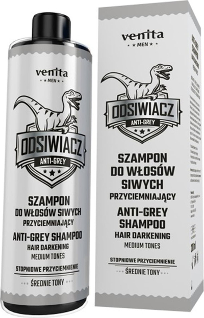 Shampo për flokë Venita Men Darkening, për flokë të thinj, që i errëson avash‑avash