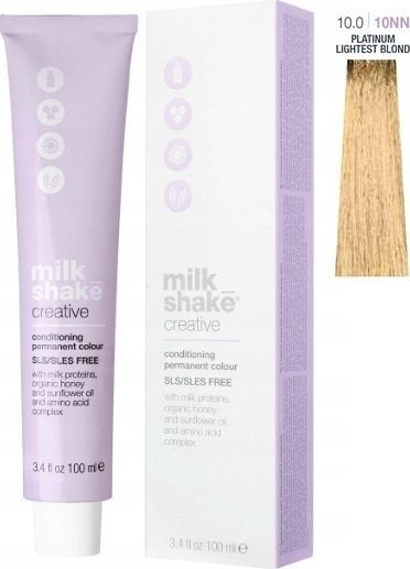 Bojë flokësh Milk Shake Creative Conditioning, 100ml, 10.1 10NN, shume e çelët e ftohtë natyrale