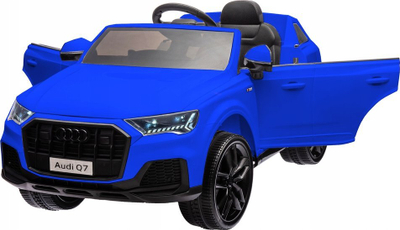 Makina elektrike për fëmijë Leantoys Audi Q7, me bateri, e kaltër me llak