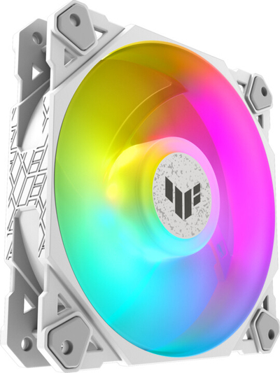Ventilator ASUS TUF GAMING TF120 ARGB, 120mm, i bardhë