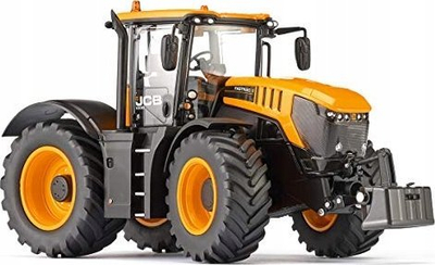 Maket traktor Wiking JCB Fastrac 8330, shkalla 1:32, model për koleksion, portokalli me të zezë