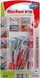 Set dube Fischer DuoPower 534998, 8x40mm, forcë e lartë mbajtëse, gri