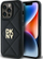 Kapak telefoni DKNY DKHCP14LPQDSLK, për iPhone 14 Pro 6.1", quilted, i zi