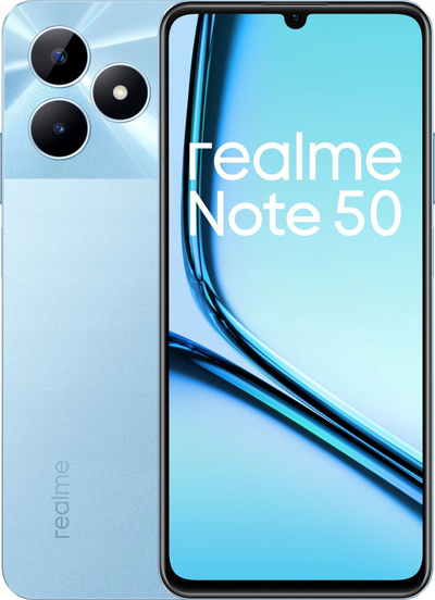 Telefoni Realme Note 50, 3GB RAM, 64GB, 4G, blu e hapur