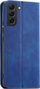 Këllëf telefoni Hurtel Magnet Fancy Case për Samsung Galaxy S23 Ultra, flip-portofol, me këmbëz, blu