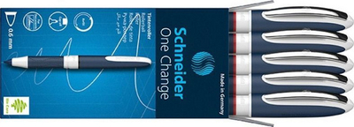Stilolaps Schneider One Change, me fishek ngjyre të kuqe, 0.6 mm, i kaltër 