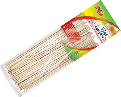 Shkopinj druri për shishqebap Amigo, 20 cm, 50 copë, ngjyrë druri natyrale
