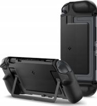Mbështjellës Spigen Dual Grip për Nintendo Switch 2, PC dhe TPU, kapje ergonomike, i zi