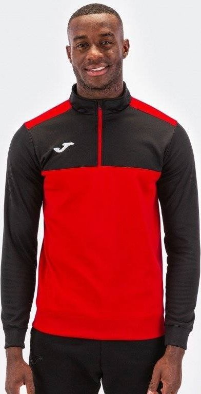 Bluza sportive Joma Winner, half zip, me mëngë të gjata, e zezë