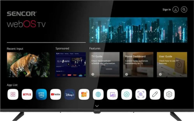 TV Sencor SLE 43FS802TCSB, 43", FHD Smart, i zi