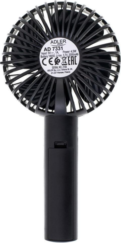 Flladitëse USB Adler Mini 9cm / 3.5 ”. e zezë