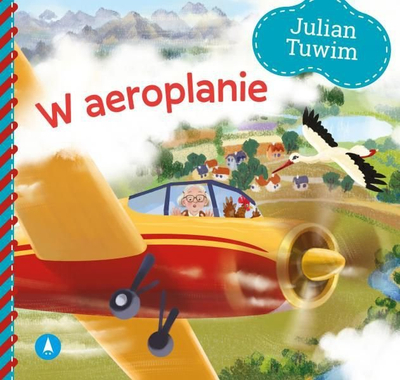 Libër me tregime dhe poezi për kalamoj “On the Airplane”, me figura me ngjyra