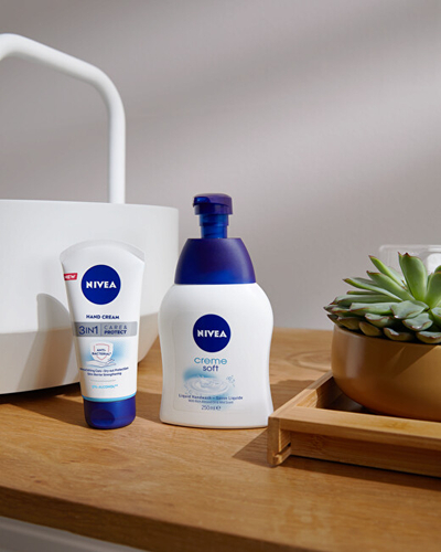 Krem për duar Nivea 3in1 Care & Protect, 75 ml