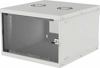 Kabinet muri për rrjet Intellinet Network Solutions 714792, 19\" 6U, me derë xhami, gri