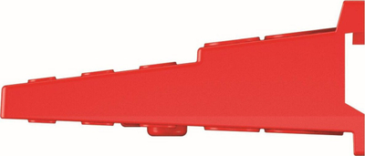 Raft për panel veglash Kistenberg Binner, set 2 copë, plastikë e fortë, gri