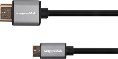 Kabllo HDMI Mini në HDMI Kruger&amp;Matz KM1237, 1.8m, e zezë
