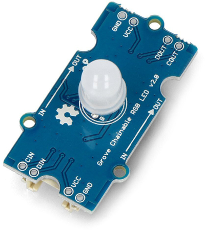 Модул LED RGB Grove Chainable v2.0, за Ардуино, сина PCB плочка