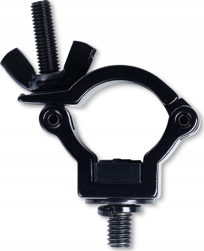 Kllapë montimi Rycote Half Coupler e vogël, 32–35mm, me bulon 3/8", gri