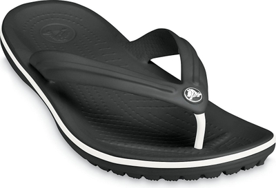 Sanda flip flop Crocs Crocband Flip 11033, Croslite, uniseks, e zezë