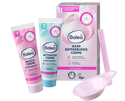 Krem zbardhues për qime Balea, 2 x 50 ml