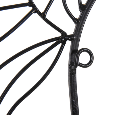 Dekor muri HomeMarkt 5208067147842, dru dhe metal, stil modern, ngjyrë druri natyral dhe e zezë