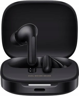 Kufje wireless Xiaomi Redmi Buds 6, Bluetooth, me etui karikues, të zeza
