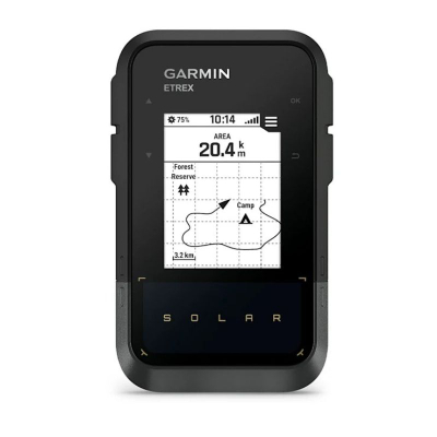 GPS dore Garmin eTrex SE Solar me HRM Dual, Bluetooth, IPX7, ngjyrë zi-gri