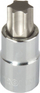 Bit soket Proline 3/8\" T10, 48mm, metalik