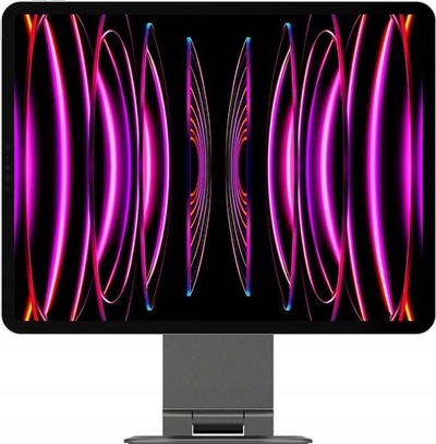Mbajtëse tableti Spigen OneTap Easel Magnet, magnetike, prej alumini, gri hapësinor