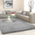 Tapet Ayyildiz Carpets Life Shaggy 1500, me grumbull t’gjatë, drejtkëndësh, gri