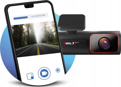 Kamerë makine Xblitz X4 WiFi Dash Cam, 1.5\", 1440p, e zezë